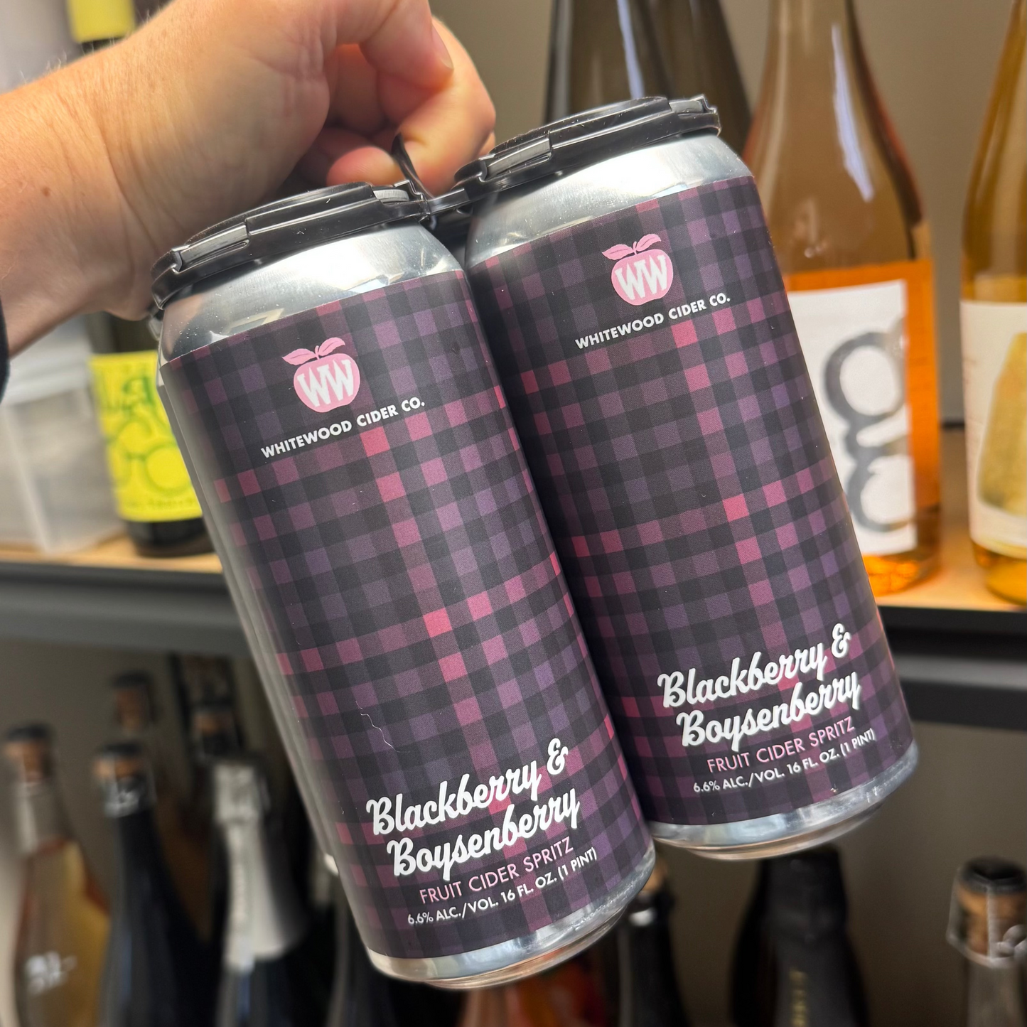 Whitewood Cider Company Blackberry & Boysenberry Cider Shrub 4 Pack